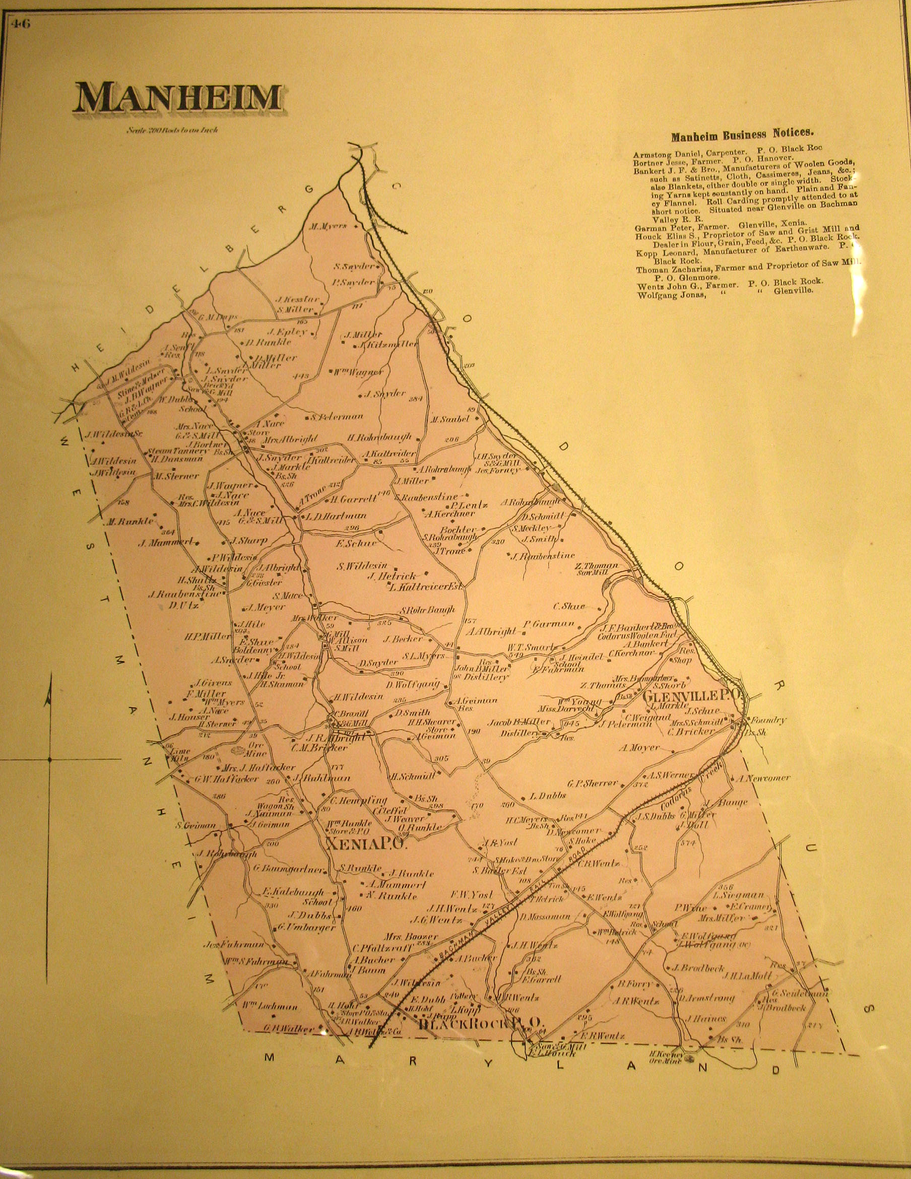 York County Landowners Ancestor Tracks